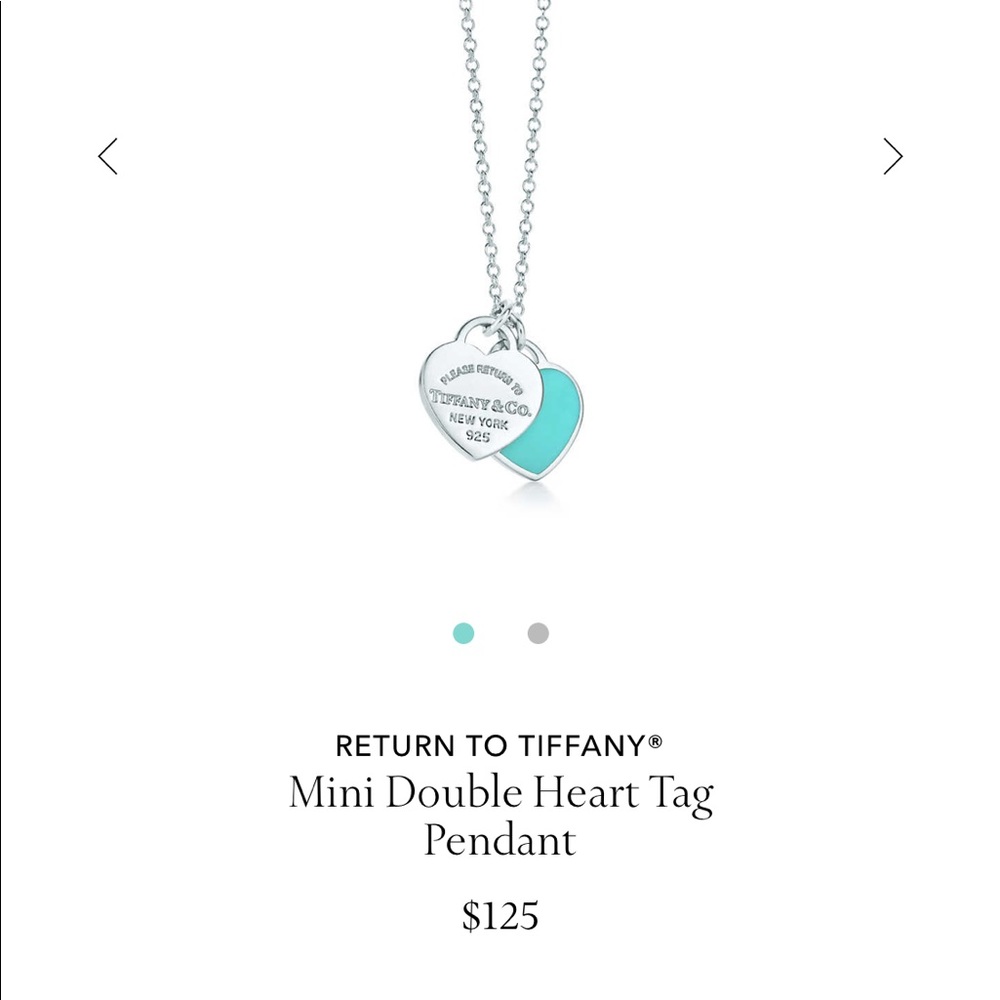Tiffany Double Heart Necklace